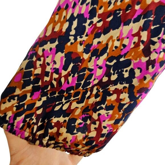 DVF Diane Von Furstenberg Womens Darcey Silk Blouse Size 2 Quiet Luxury Designer - Picture 4 of 8